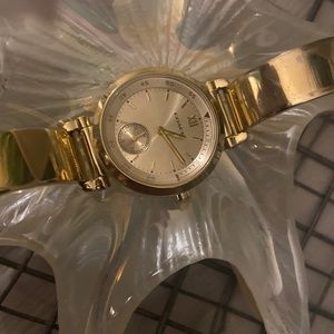 Coach gold watch